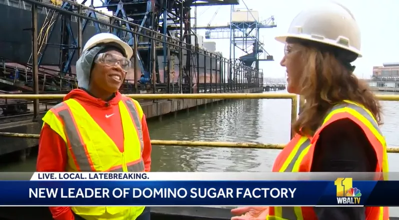 WBAL New Leader of Domino Sugar Refinery