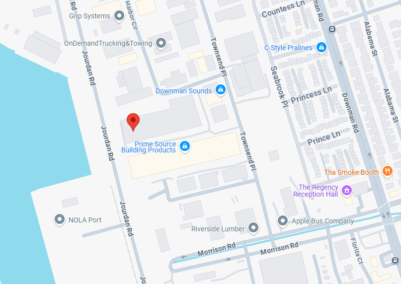 Map showing 132 Harbor Circle